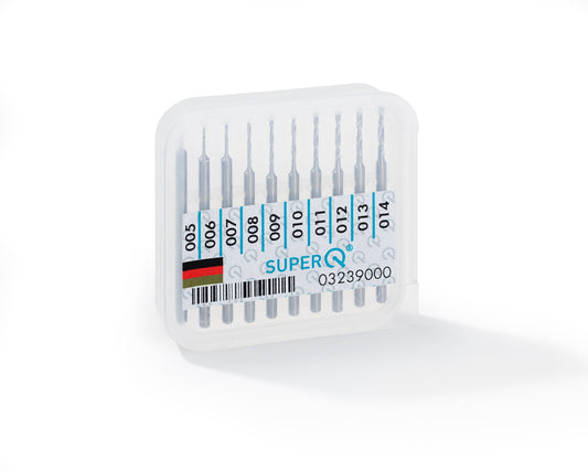 NIQUA SUPER Q® Set de forets carbure « 58MD » – Kit de précision pour alliages durs et bijouterie