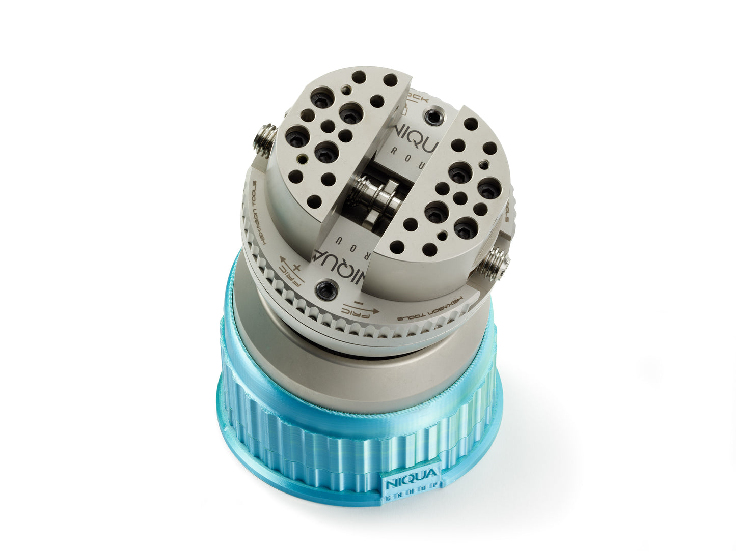 NIQUA socle rehausse 4 pièces pour boule de gravure Ø 80 mm