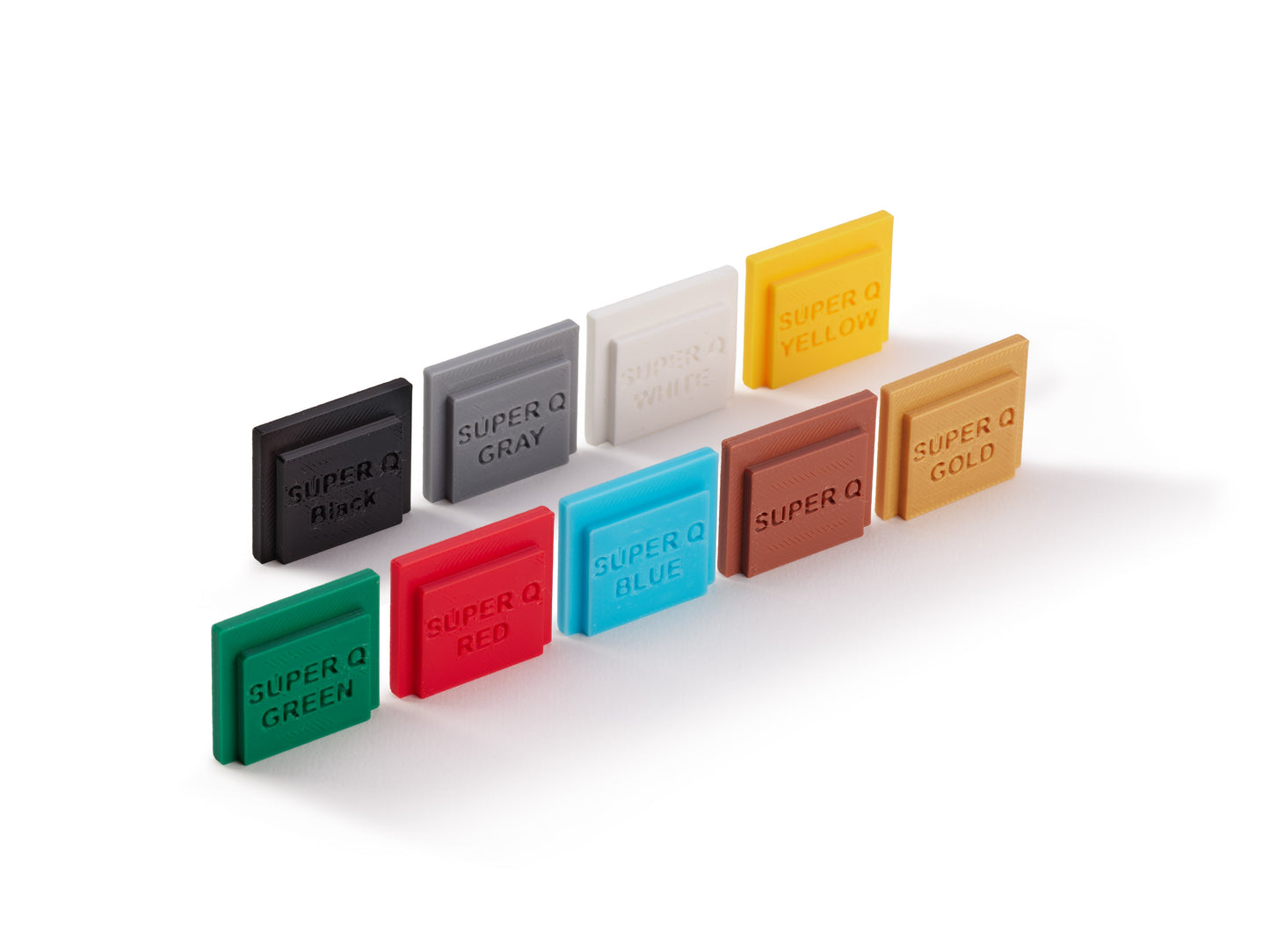 SUPER Q Polierpasten Halter Organizer mit Beschriftung