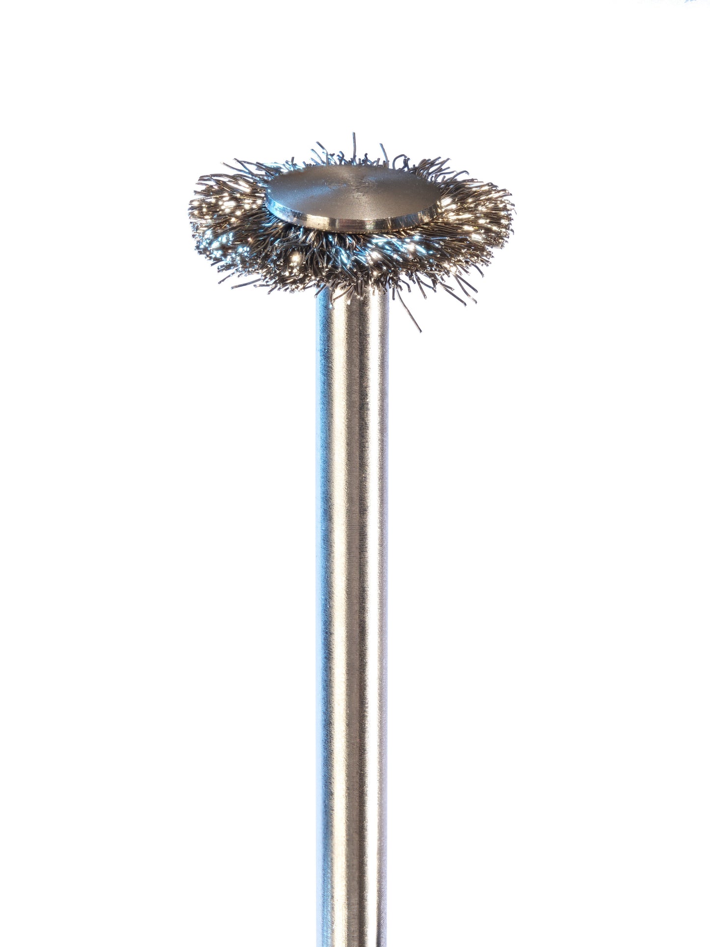 Brosse circulaire NIQUA fil inox ondulé Ø 10 mm – Brosse métallique pour bijoux