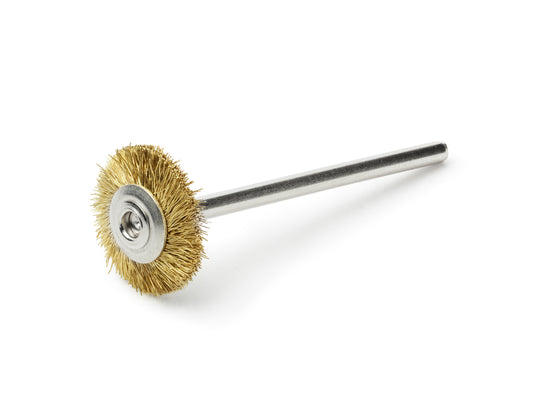 Brosse circulaire NIQUA fil laiton ondulé Ø 10–14 mm – Brosse de nettoyage et prépolissage