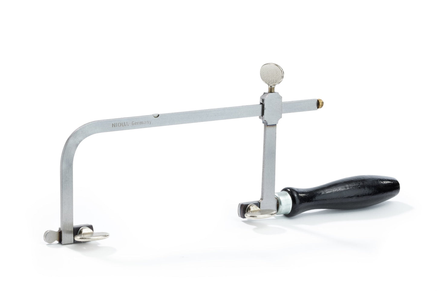 NIQUA Arc de scie bijoutier réglable 100–160 mm – Flexibilité et précision professionnelle