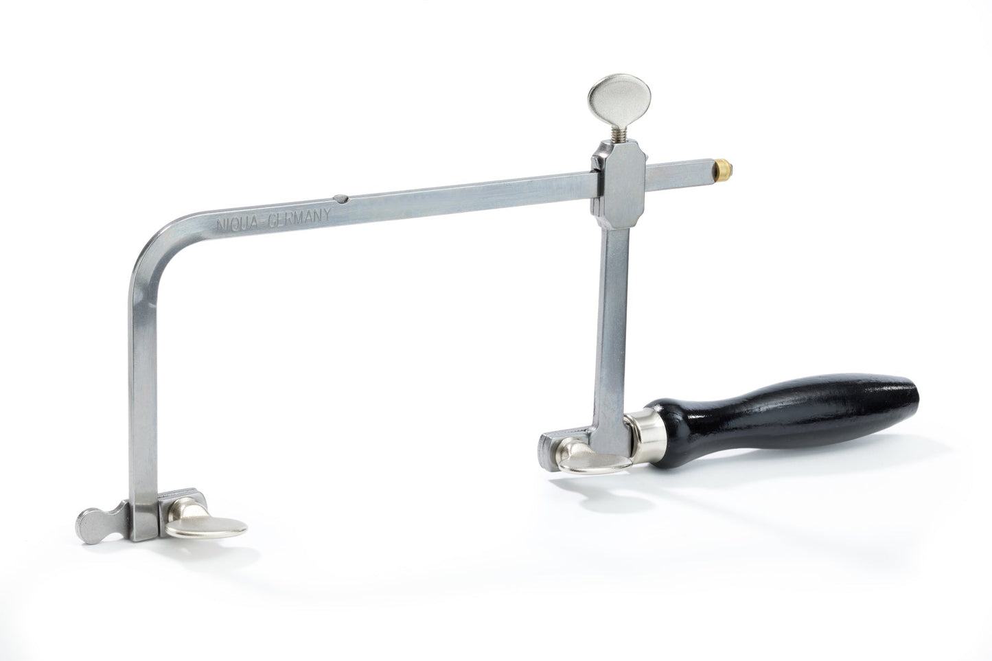 NIQUA Arc de scie bijoutier réglable 100–160 mm – Flexibilité et précision professionnelle