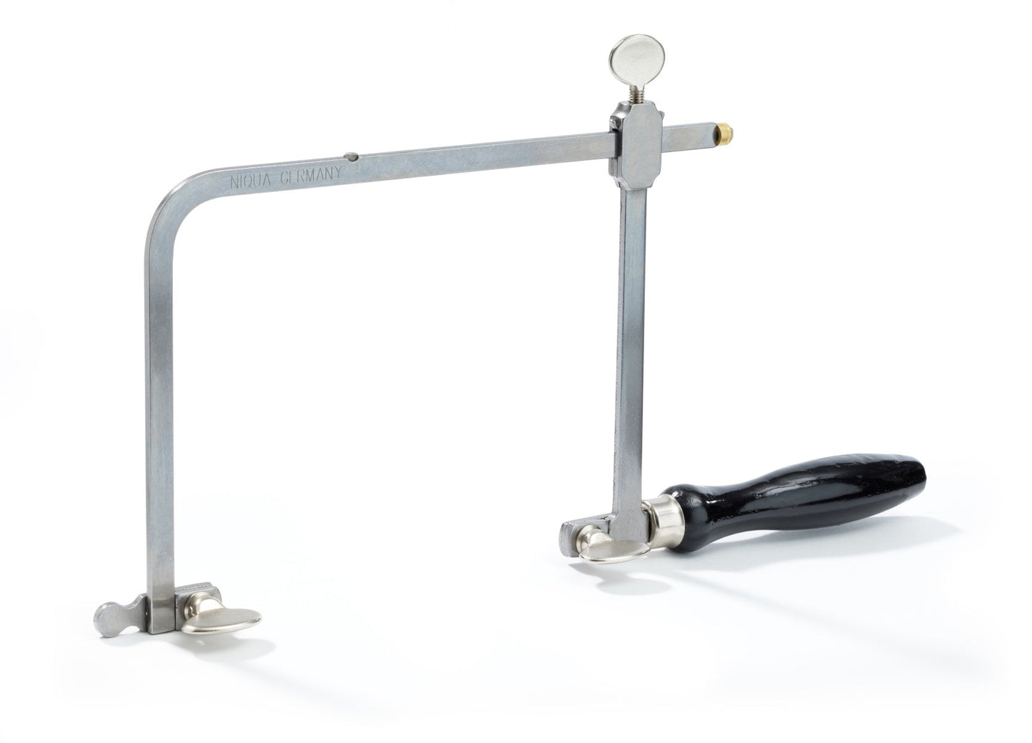 NIQUA Arc de scie bijoutier réglable 100–160 mm – Flexibilité et précision professionnelle