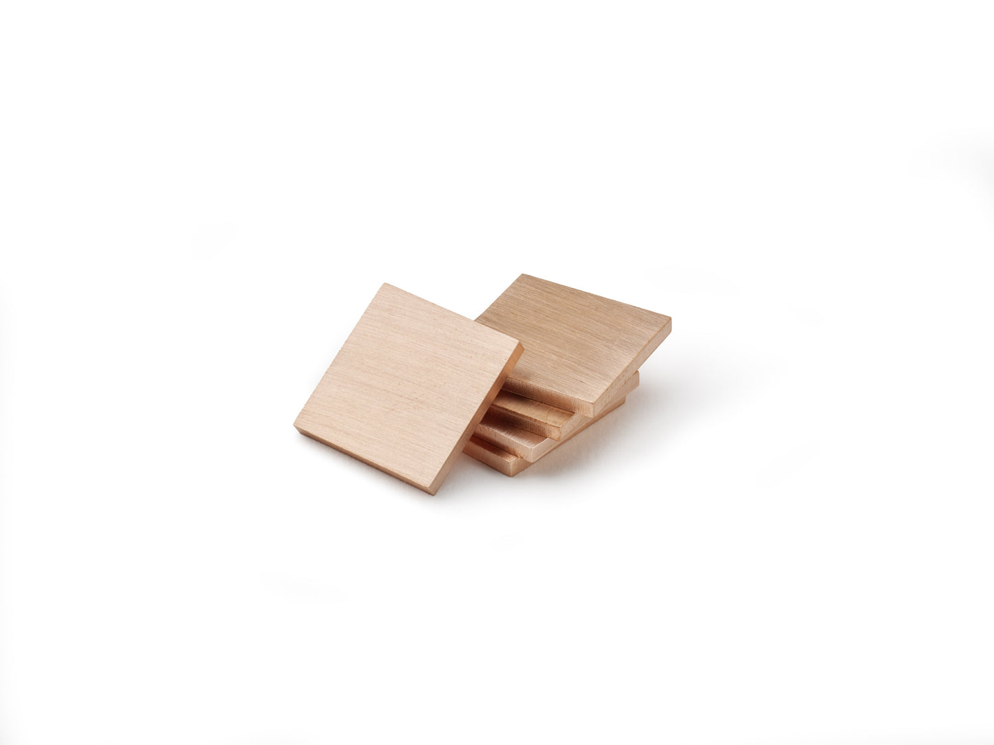 NIQUA plaquettes d’entraînement en bronze phosphoreux 20 × 20 mm