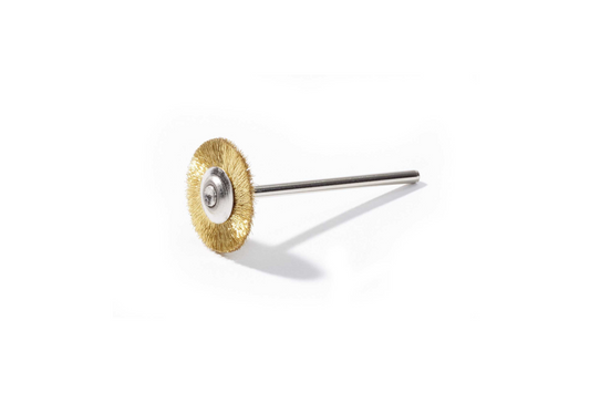 Brosse circulaire NIQUA laiton Ø 19 mm – Brosse de précision pour bijoux et métaux