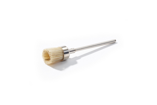 Brosse coupe NIQUA poils Chungking blancs Ø 10 mm – Brosse de polissage pour bijoux