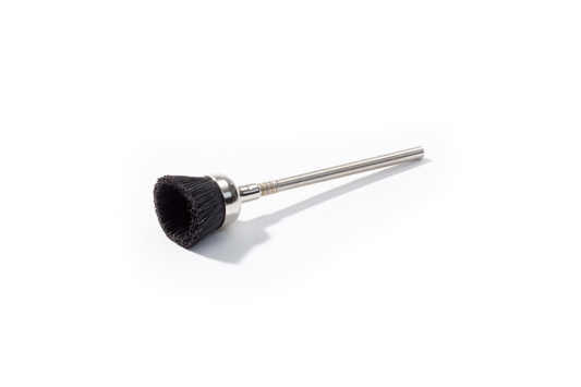 Brosse coupe NIQUA poils Chungking noirs Ø 10 mm – Brosse de précision pour polissage bijoux