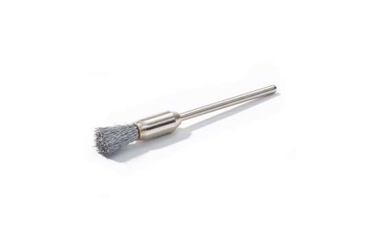 Brosse pinceau NIQUA acier Ø 6 mm – Brosse de précision pour bijoux et métaux