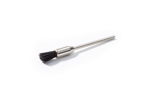 Brosse pinceau NIQUA poils Chungking noirs Ø 6 mm – Brosse de précision pour polissage bijoux